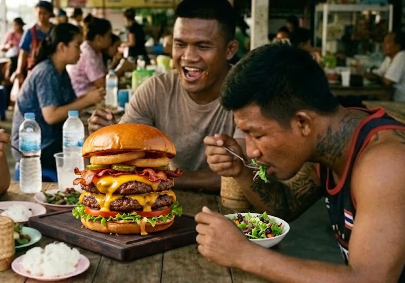 Burger and diet choices
