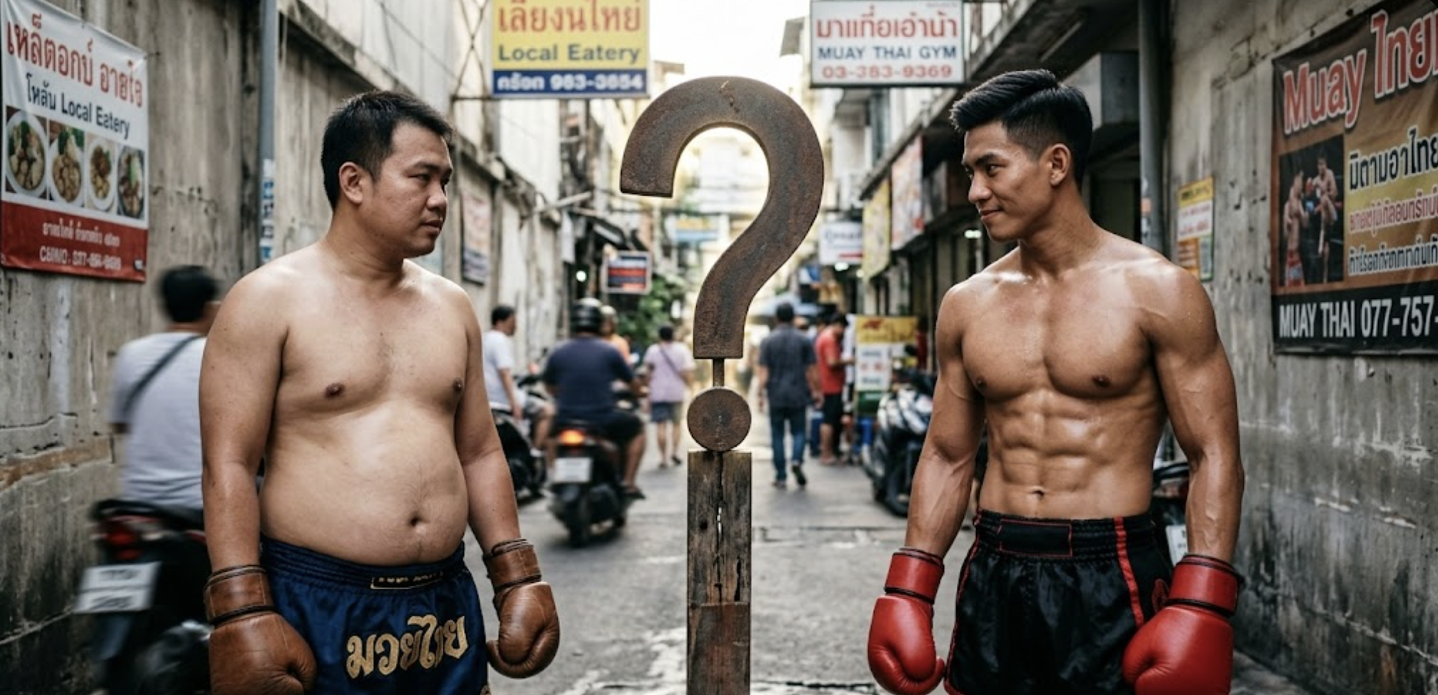 Do you have to be fit to start Muay Thai — a beginner in the gym