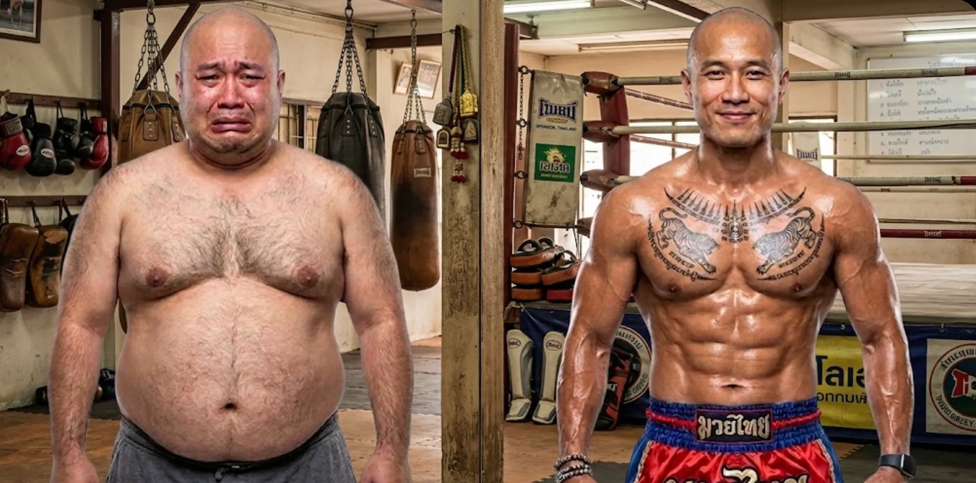 Muay Thai physique and body composition