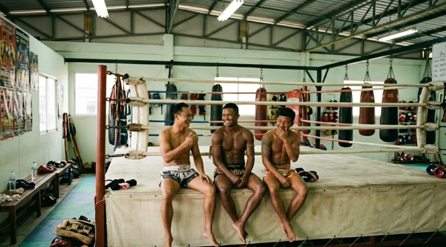 Three legends of Muay Thai