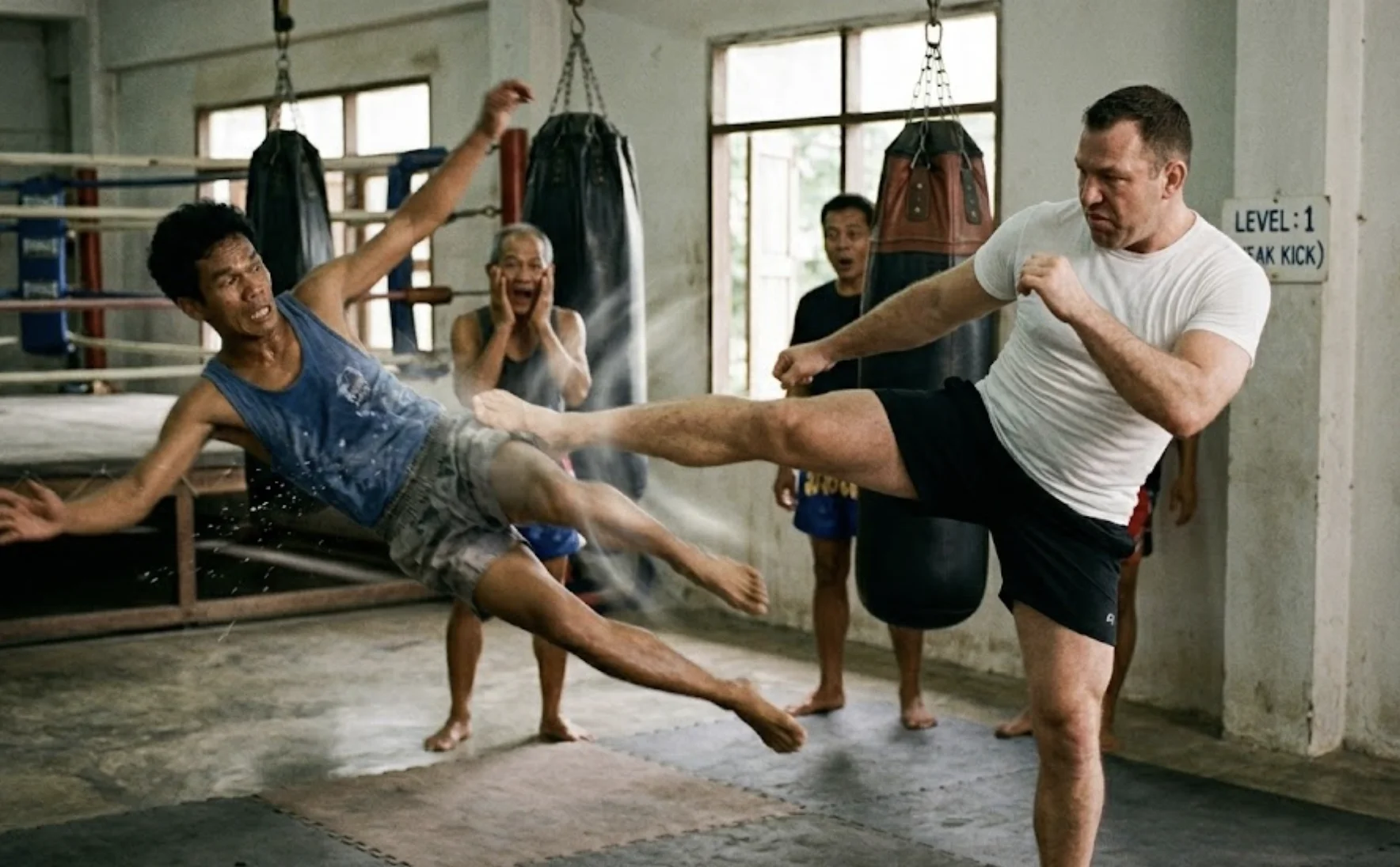 Muay Thai kicking technique, the mechanics that separate a powerful kick from a weak one