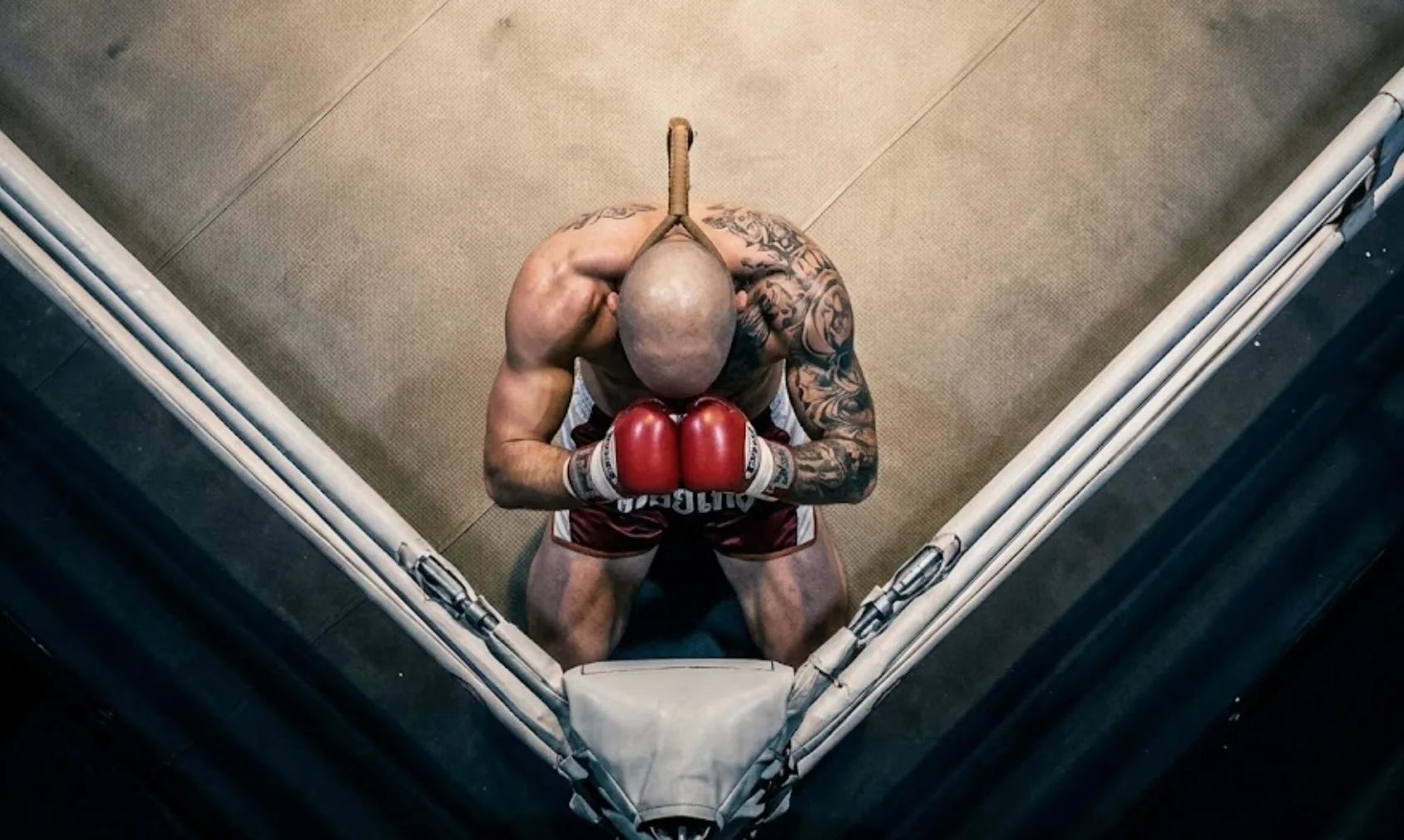 Muay Thai fighters in the ring