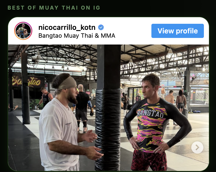 Best of Muay Thai on Instagram