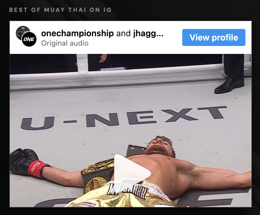 Best of Muay Thai on Instagram